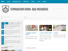 Tablet Screenshot of gym-hbm.de